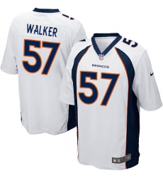 Men's Nike Denver Broncos #57 Demarcus Walker Game White NFL Jersey