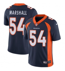 Youth Nike Denver Broncos #54 Brandon Marshall Navy Blue Alternate Vapor Untouchable Limited Player NFL Jersey