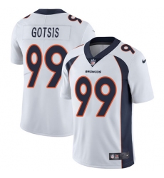 Youth Nike Denver Broncos #99 Adam Gotsis White Vapor Untouchable Limited Player NFL Jersey