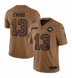 Men's Tampa Bay Buccaneers #13 Mike Evans Nike Brown 2023 Salute To Service Limited Jersey