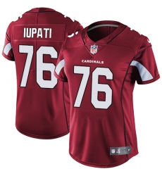 Women's Nike Arizona Cardinals #76 Mike Iupati Red Team Color Vapor Untouchable Limited Player NFL Jersey