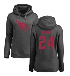 NFL Women's Nike Arizona Cardinals #24 Adrian Wilson Ash One Color Pullover Hoodie