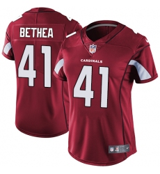 Women's Nike Arizona Cardinals #41 Antoine Bethea Red Team Color Vapor Untouchable Limited Player NFL Jersey