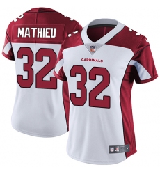 Women's Nike Arizona Cardinals #32 Tyrann Mathieu White Vapor Untouchable Limited Player NFL Jersey