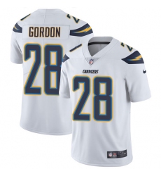 Youth Nike Los Angeles Chargers #28 Melvin Gordon White Vapor Untouchable Limited Player NFL Jersey