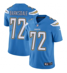 Youth Nike Los Angeles Chargers #72 Joe Barksdale Elite Electric Blue Alternate NFL Jersey