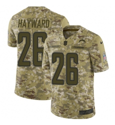 Youth Nike Los Angeles Chargers #26 Casey Hayward Limited Camo 2018 Salute to Service NFL Jersey
