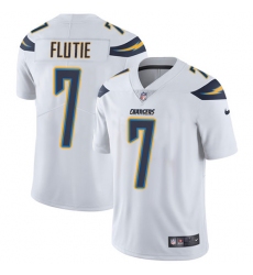 Youth Nike Los Angeles Chargers #7 Doug Flutie White Vapor Untouchable Limited Player NFL Jersey