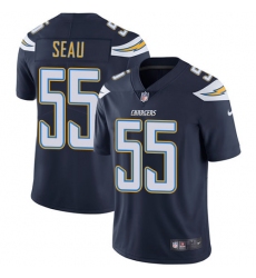 Youth Nike Los Angeles Chargers #55 Junior Seau Navy Blue Team Color Vapor Untouchable Limited Player NFL Jersey