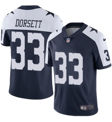 Youth Nike Dallas Cowboys #33 Tony Dorsett Navy Blue Throwback Alternate Vapor Untouchable Limited Player NFL Jersey