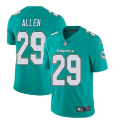 Men's Nike Miami Dolphins #29 Nate Allen Aqua Green Team Color Vapor Untouchable Limited Player NFL Jersey