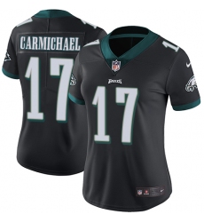 Women's Nike Philadelphia Eagles #17 Harold Carmichael Black Alternate Vapor Untouchable Limited Player NFL Jersey