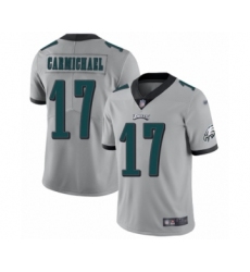 Youth Philadelphia Eagles #17 Harold Carmichael Limited Silver Inverted Legend Football Jersey