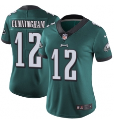 Women's Nike Philadelphia Eagles #12 Randall Cunningham Midnight Green Team Color Vapor Untouchable Limited Player NFL Jersey