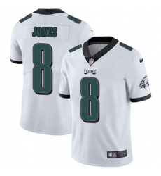 Men's Nike Philadelphia Eagles #8 Donnie Jones White Vapor Untouchable Limited Player NFL Jersey