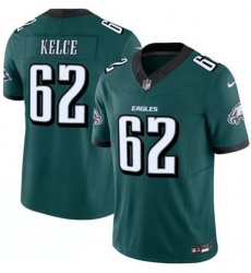 Men's Philadelphia Eagles #62 Jason Kelce Green 2024 F.U.S.E. Vapor Untouchable Limited Football Stitched Jersey