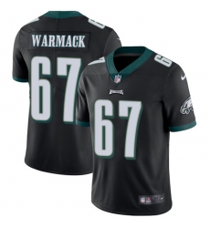 Youth Nike Philadelphia Eagles #67 Chance Warmack Black Alternate Vapor Untouchable Limited Player NFL Jersey