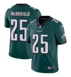 Men's Nike Philadelphia Eagles #25 Tommy McDonald Midnight Green Team Color Vapor Untouchable Limited Player NFL Jersey