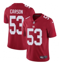 Youth Nike New York Giants #53 Harry Carson Red Alternate Vapor Untouchable Limited Player NFL Jersey
