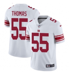 Men's Nike New York Giants #55 J.T. Thomas White Vapor Untouchable Limited Player NFL Jersey