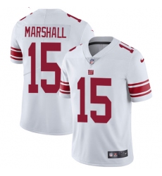 Youth Nike New York Giants #15 Brandon Marshall White Vapor Untouchable Limited Player NFL Jersey