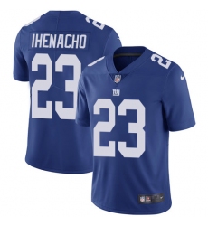 Youth Nike New York Giants #23 Duke Ihenacho Elite Royal Blue Team Color NFL Jersey