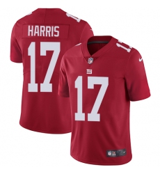 Men's Nike New York Giants #17 Dwayne Harris Red Alternate Vapor Untouchable Limited Player NFL Jersey