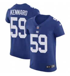 Men's Nike New York Giants #59 Devon Kennard Elite Royal Blue Team Color NFL Jersey