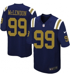 Men's Nike New York Jets #99 Steve McLendon Limited Navy Blue Alternate NFL Jersey