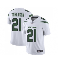 Men's New York Jets #21 LaDainian Tomlinson White Vapor Untouchable Limited Player Football Jersey