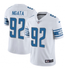 Men's Nike Detroit Lions #92 Haloti Ngata Limited White Vapor Untouchable NFL Jersey