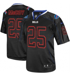 Men's Nike Buffalo Bills #25 LeSean McCoy Elite Lights Out Black NFL Jersey