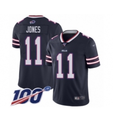 Youth Buffalo Bills #11 Zay Jones Limited Navy Blue Inverted Legend 100th Season Football Jersey