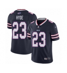 Men's Buffalo Bills #23 Micah Hyde Limited Navy Blue Inverted Legend Football Jersey