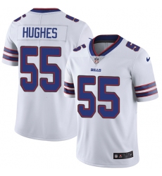 Men's Nike Buffalo Bills #55 Jerry Hughes White Vapor Untouchable Limited Player NFL Jersey