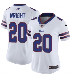 Women's Nike Buffalo Bills #20 Shareece Wright White Vapor Untouchable Limited Player NFL Jersey
