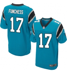 Men's Nike Carolina Panthers #17 Devin Funchess Elite Blue Alternate NFL Jersey