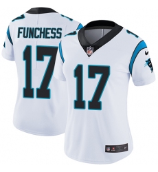 Women's Nike Carolina Panthers #17 Devin Funchess White Vapor Untouchable Limited Player NFL Jersey