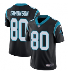 Youth Nike Carolina Panthers #80 Scott Simonson Black Team Color Vapor Untouchable Limited Player NFL Jersey