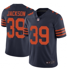 Youth Nike Chicago Bears #39 Eddie Jackson Navy Blue Alternate Vapor Untouchable Limited Player NFL Jersey