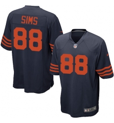 Men's Nike Chicago Bears #88 Dion Sims Game Navy Blue Alternate NFL Jersey