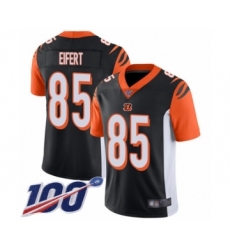 Men's Cincinnati Bengals #85 Tyler Eifert Black Team Color Vapor Untouchable Limited Player 100th Season Football Jersey