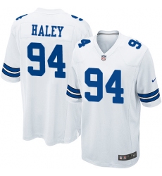 Men's Nike Dallas Cowboys #94 Charles Haley Game White NFL Jersey
