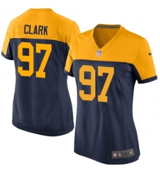 Women's Nike Green Bay Packers #97 Kenny Clark Limited Navy Blue Alternate NFL Jersey