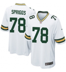 Men's Nike Green Bay Packers #78 Jason Spriggs Game White NFL Jersey