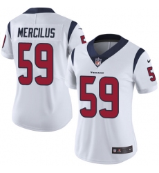 Women's Nike Houston Texans #59 Whitney Mercilus Elite White NFL Jersey