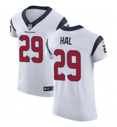 Men's Nike Houston Texans #29 Andre Hal White Vapor Untouchable Elite Player NFL Jersey