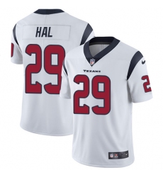 Youth Nike Houston Texans #29 Andre Hal Limited White Vapor Untouchable NFL Jersey