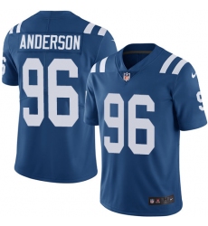 Youth Nike Indianapolis Colts #96 Henry Anderson Elite Royal Blue Team Color NFL Jersey
