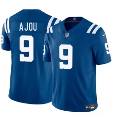 Men's Indianapolis Colts #9 Ajou Ajou Blue 2025 F.U.S.E. Vapor Limited Football Stitched Jersey